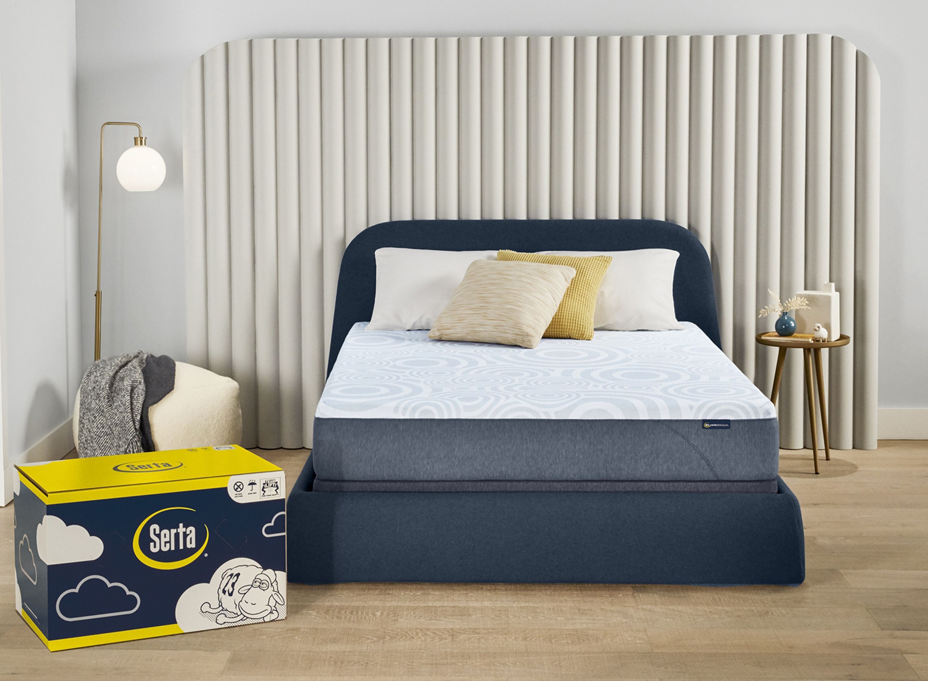 Serta Perfect Sleeper Nestled Night™ Gel Memory Foam Medium-Firm EZ ...