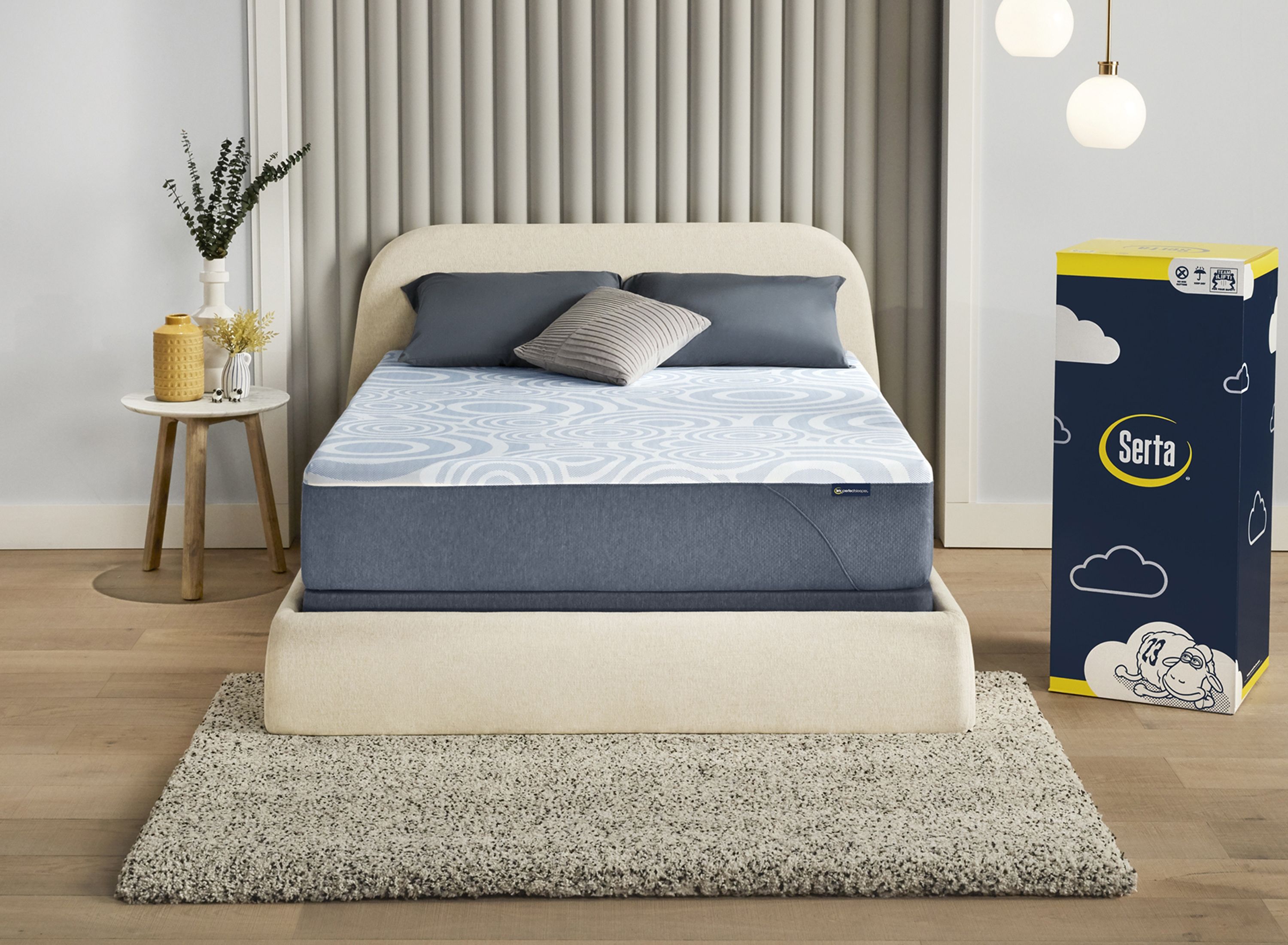Serta Perfect Sleeper Splendid Slumber™ Gel Memory Foam Medium Mattress in a Box Raymour