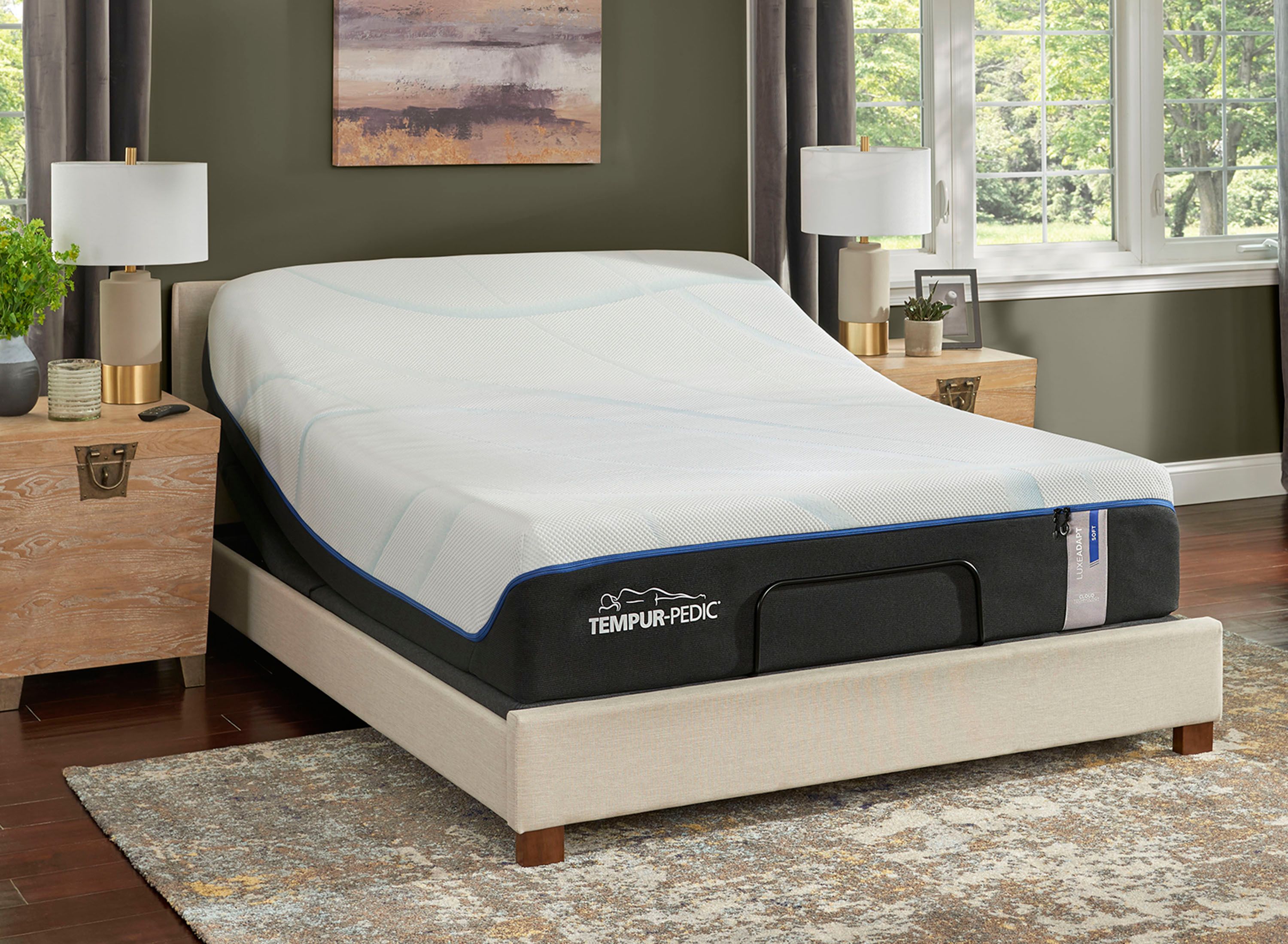 Tempur-Pedic TEMPUR-Luxe Adapt Soft Memory Foam Queen Mattress ...