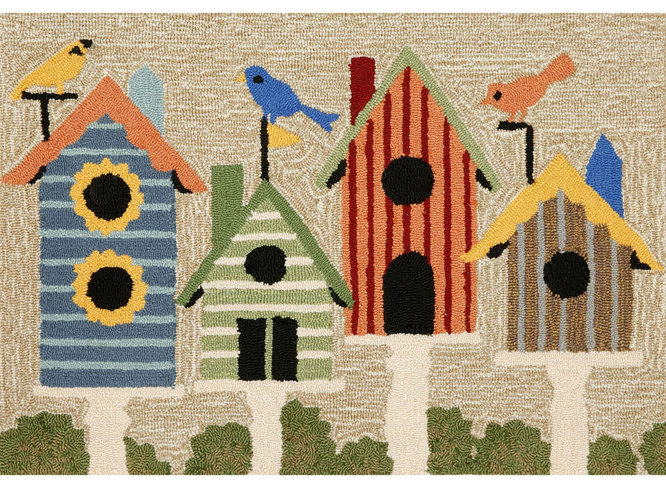Frontporch Birdhouse Indoor/Outdoor Area Rug | Raymour & Flanigan
