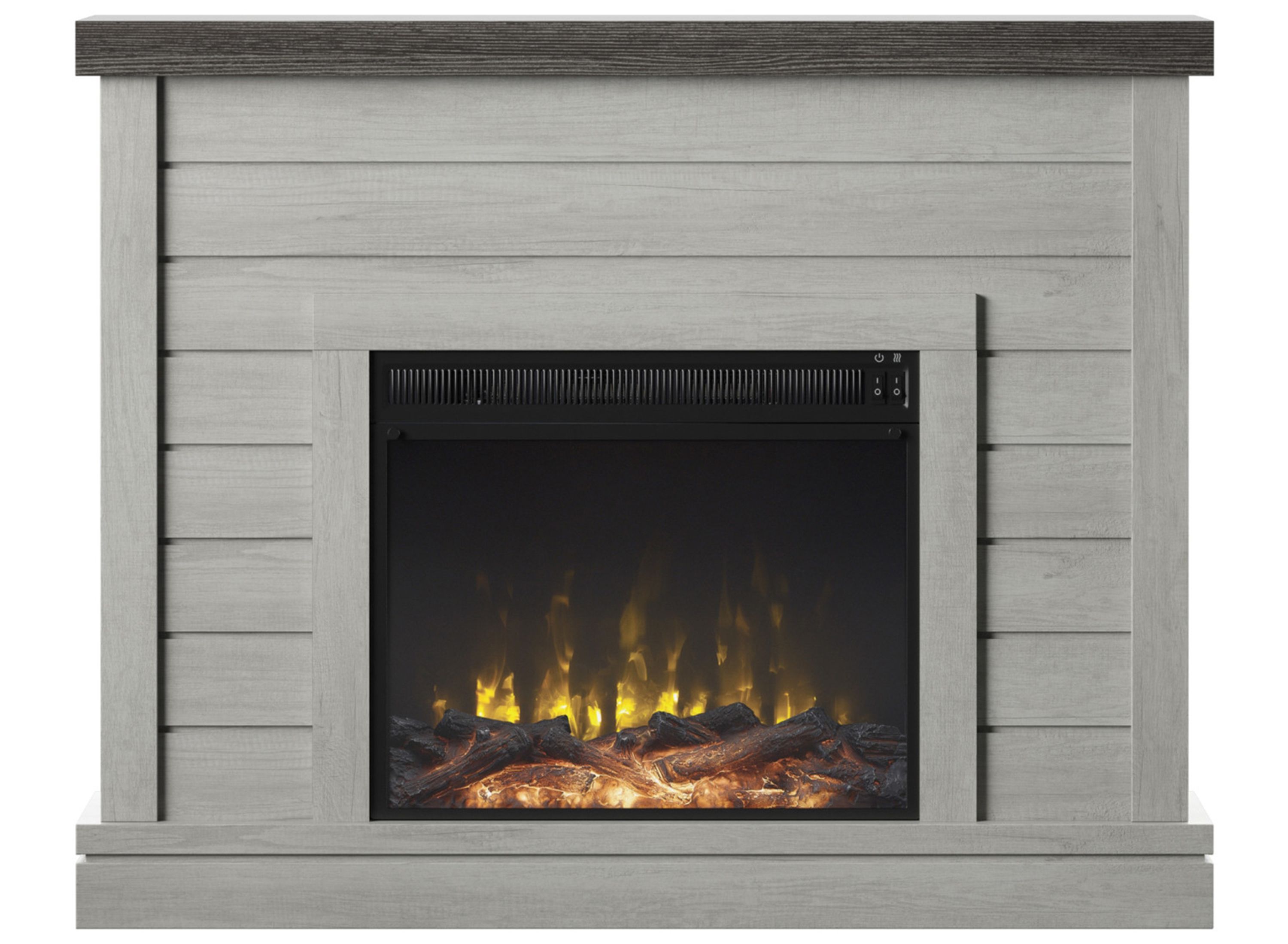 Benjamin Wall Mantel Electric Fireplace Raymour & Flanigan