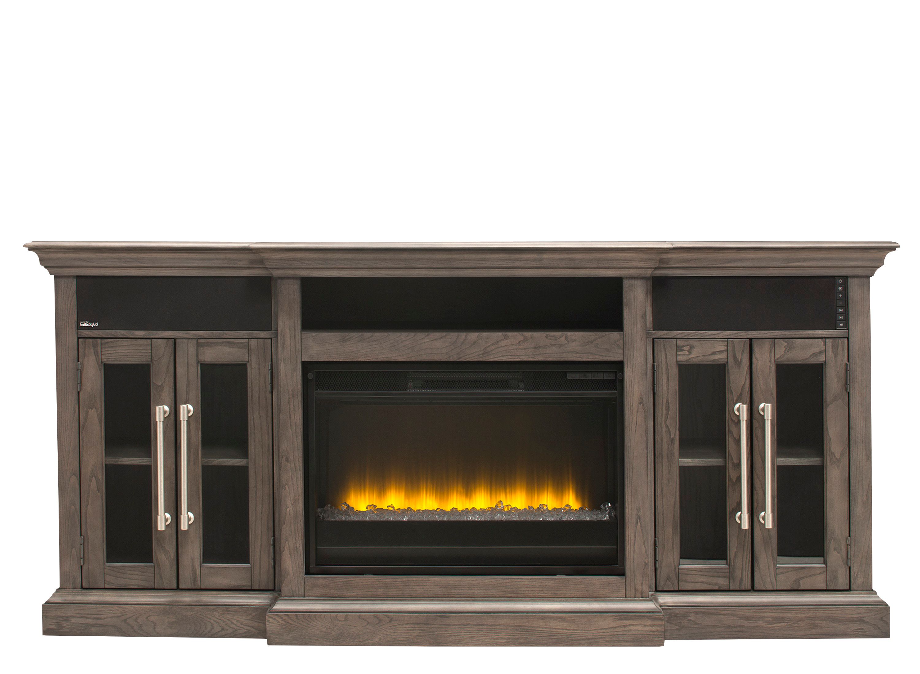 Raymour flanigan store tv stand fireplace