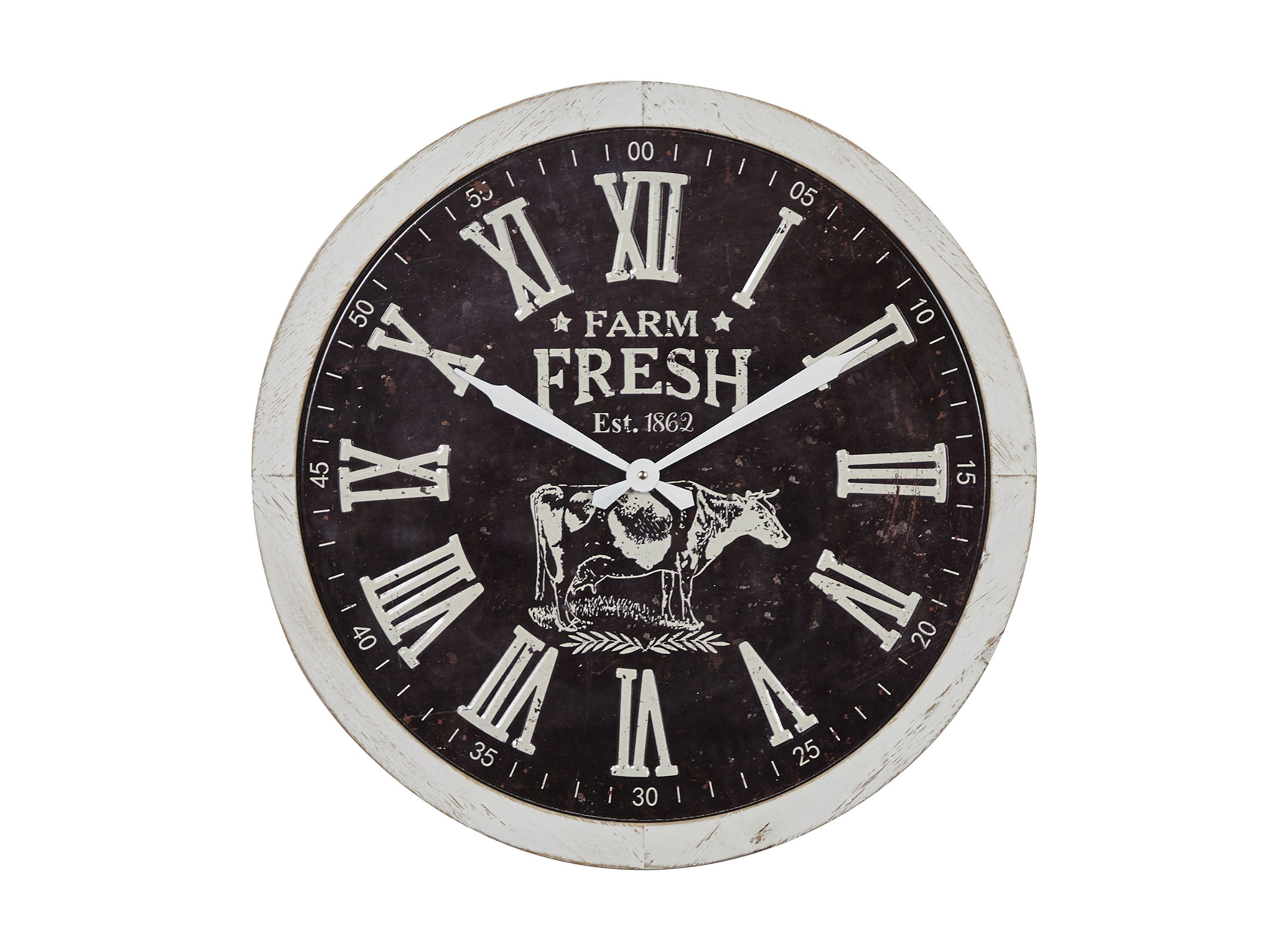 Ivy Collection Farmhouse Animals Wall Clock Raymour & Flanigan