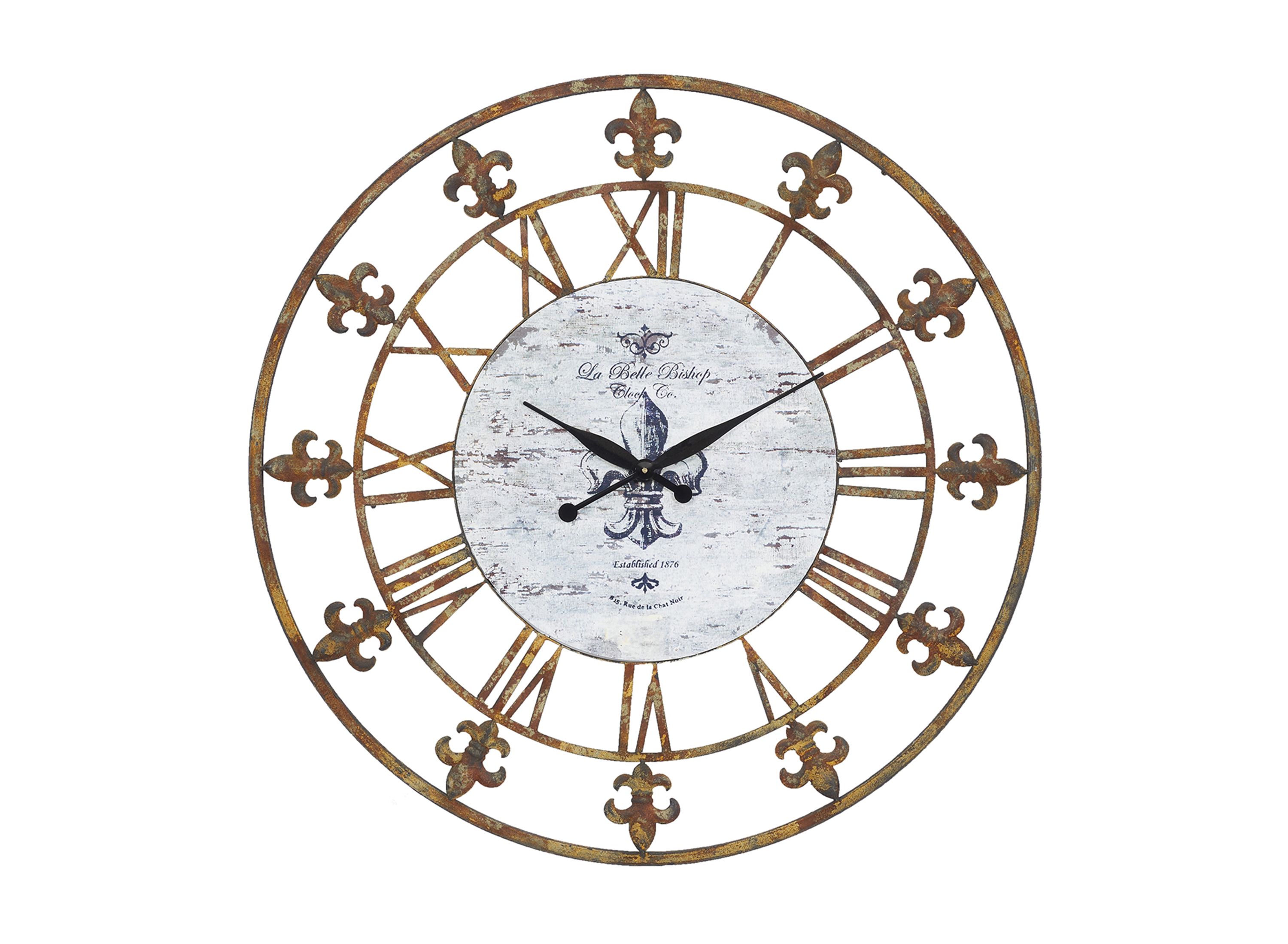 Ivy Collection Haring Wall Clock Raymour & Flanigan