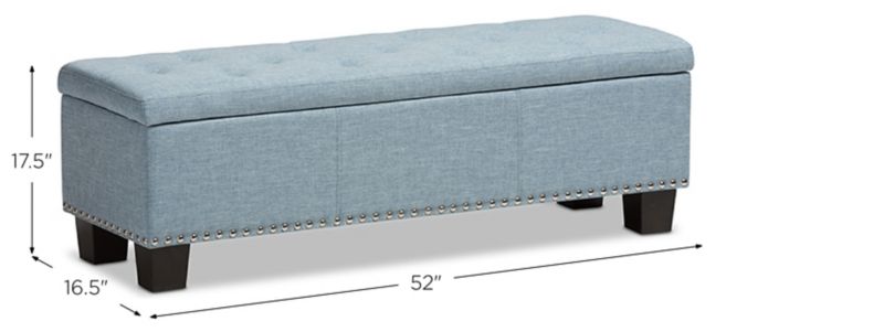 Hannah Storage Ottoman Bench | Raymour & Flanigan