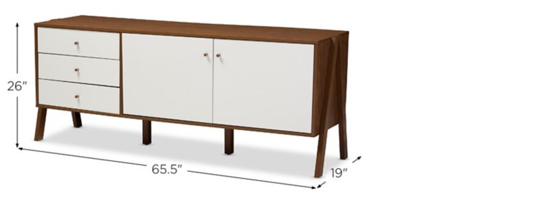 Harlow Sideboard Storage Cabinet | Raymour & Flanigan