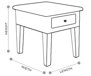 Gemma 3-pc. Table Set Dimensions
