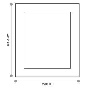 Lyssa Bedroom Dresser Mirror Dimensions