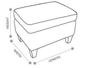 Morrissey Ottoman Dimensions